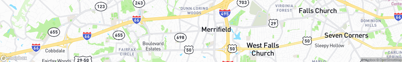 Merrifield - map