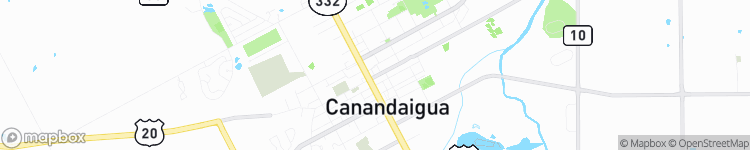 Canandaigua - map