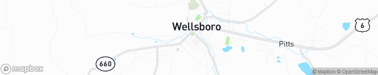 Wellsboro - map