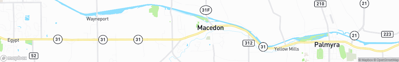 Macedon, New York - map
