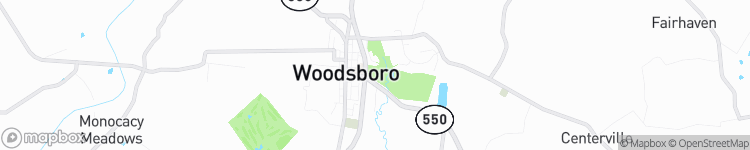 Woodsboro - map