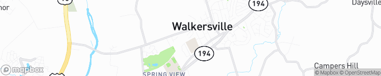 Walkersville - map