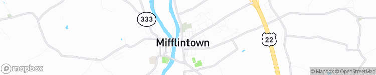 Mifflintown - map