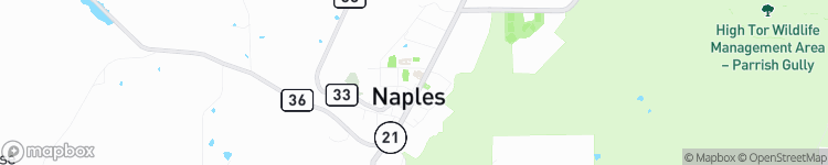 Naples - map