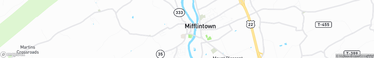 Mifflin - map
