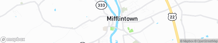 Mifflin - map