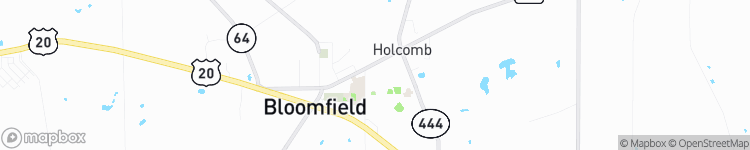 Holcomb - map