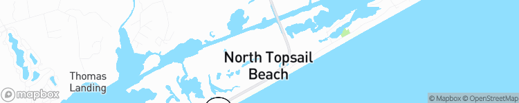 North Topsail Beach - map