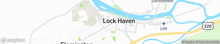 Lock Haven - map
