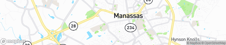 Manassas - map