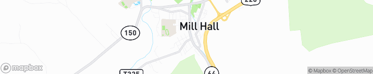 Mill Hall - map