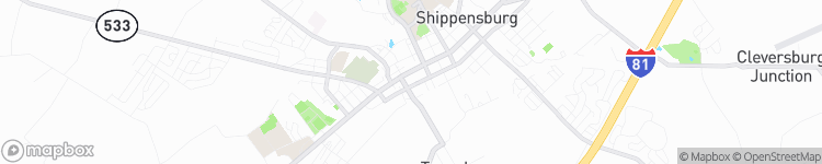 Shippensburg - map