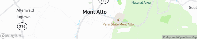 Mont Alto - map