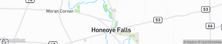 Honeoye Falls - map