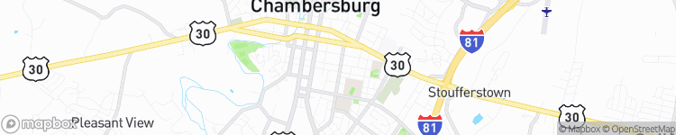 Chambersburg - map