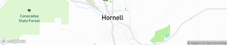 Hornell - map