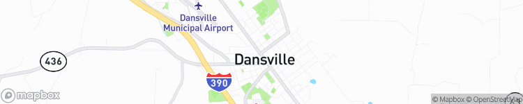 Dansville - map