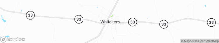 Whitakers - map