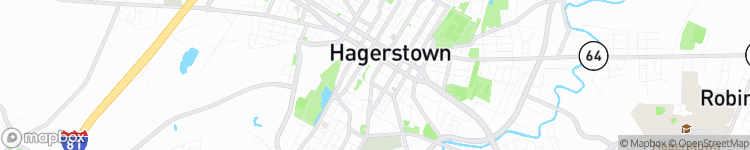 Hagerstown - map