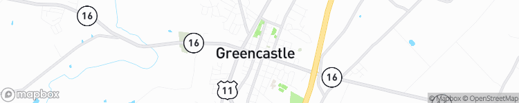 Greencastle - map
