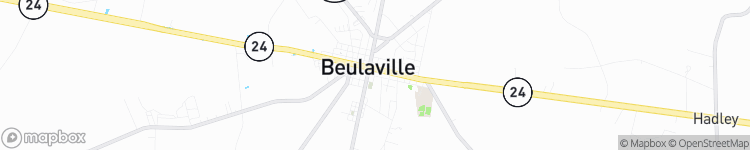 Beulaville - map