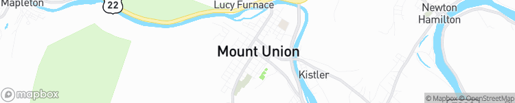 Mount Union - map