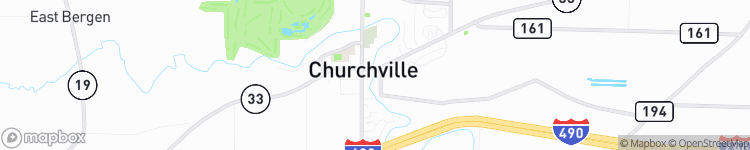 Churchville - map