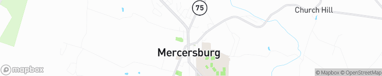 Mercersburg - map