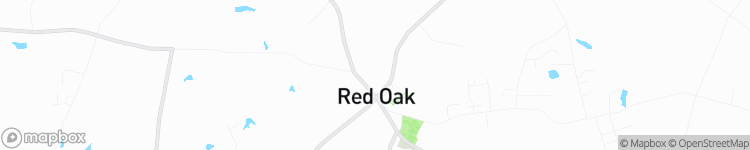 Red Oak - map