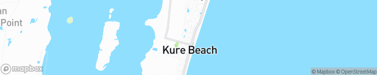 Kure Beach - map