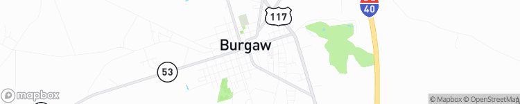 Burgaw - map