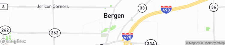 Bergen - map