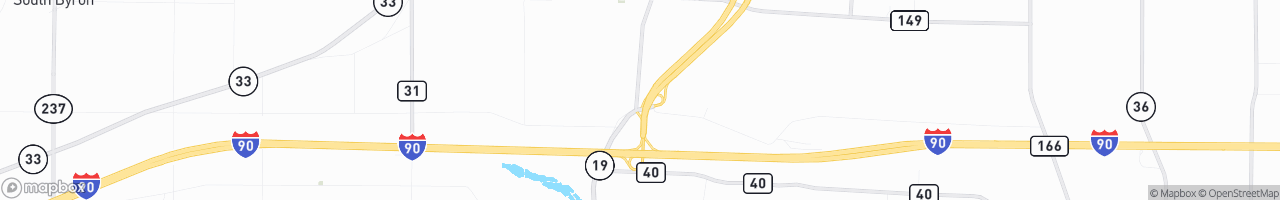 490 Truck Stop - map
