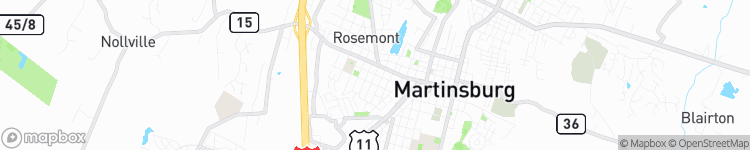 Martinsburg - map