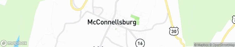 McConnellsburg - map