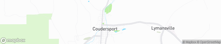 Coudersport - map