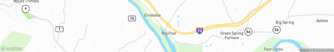 Big Pool Ac & T - map