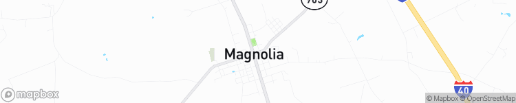 Magnolia - map