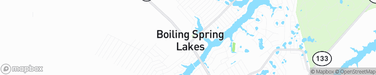 Boiling Spring Lakes - map