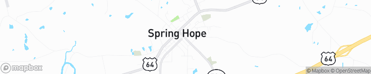 Spring Hope - map
