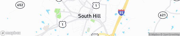 South Hill - map