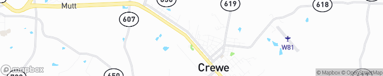 Crewe - map