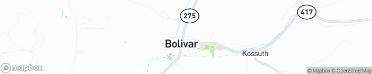 Bolivar - map