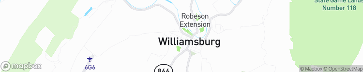 Williamsburg - map