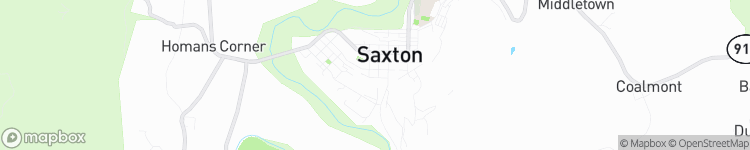 Saxton - map