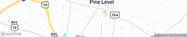 Pine Level - map