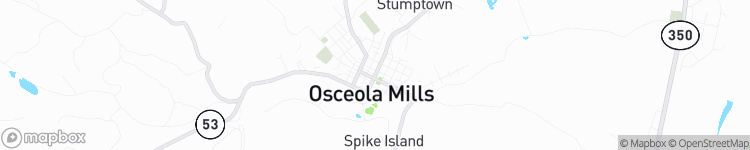 Osceola Mills - map