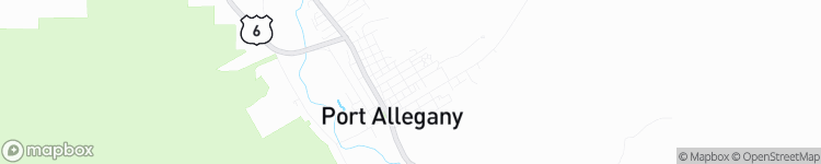 Port Allegany - map