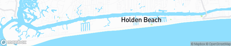 Holden Beach - map