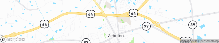 Zebulon - map